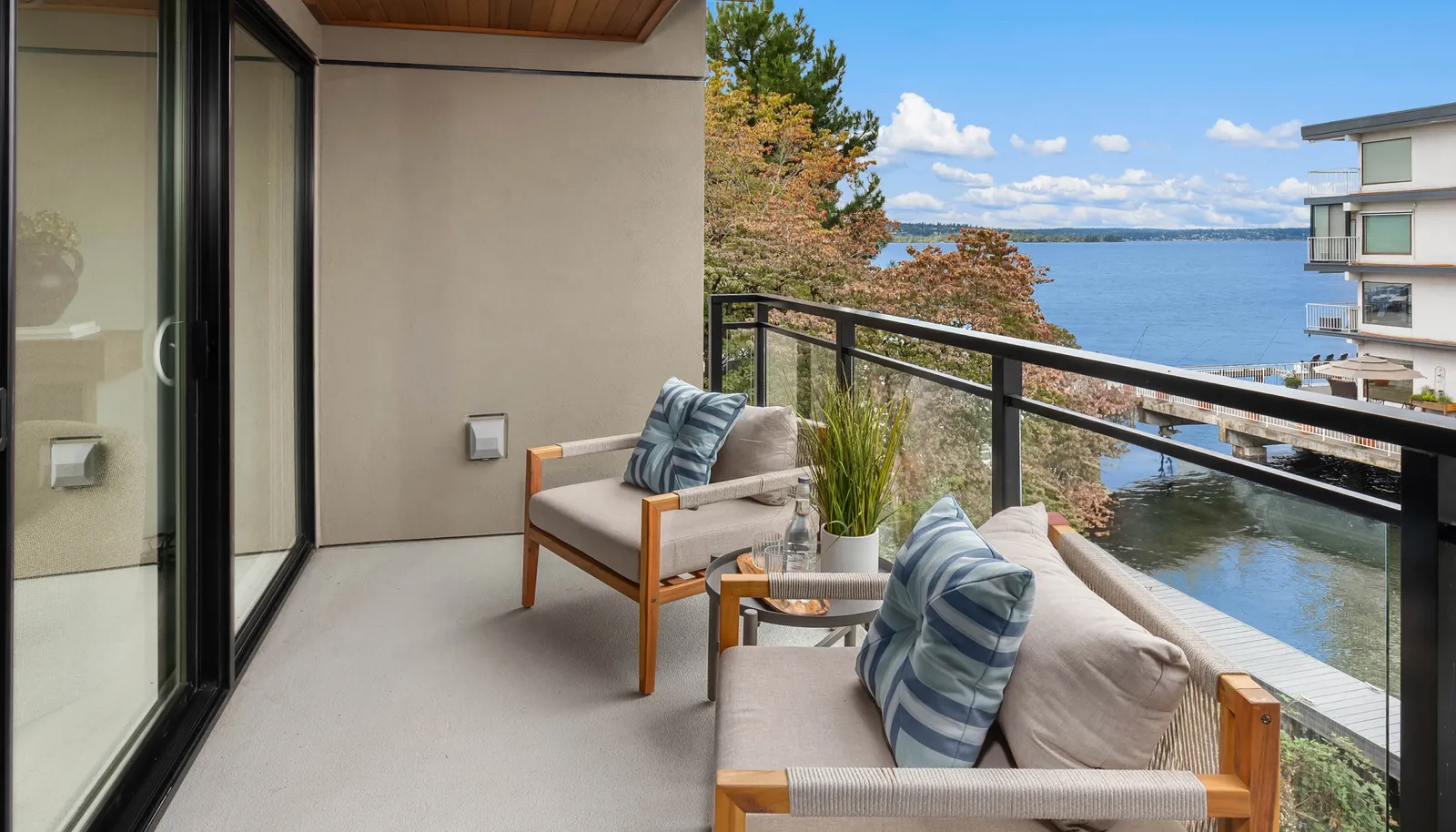 Beautiful views from the balcony!