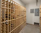 Wine room.