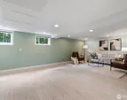 Basement completely renovated to improve both function and aesthetic.