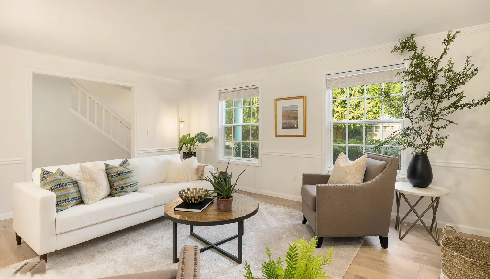 View toward the foyer from the living room