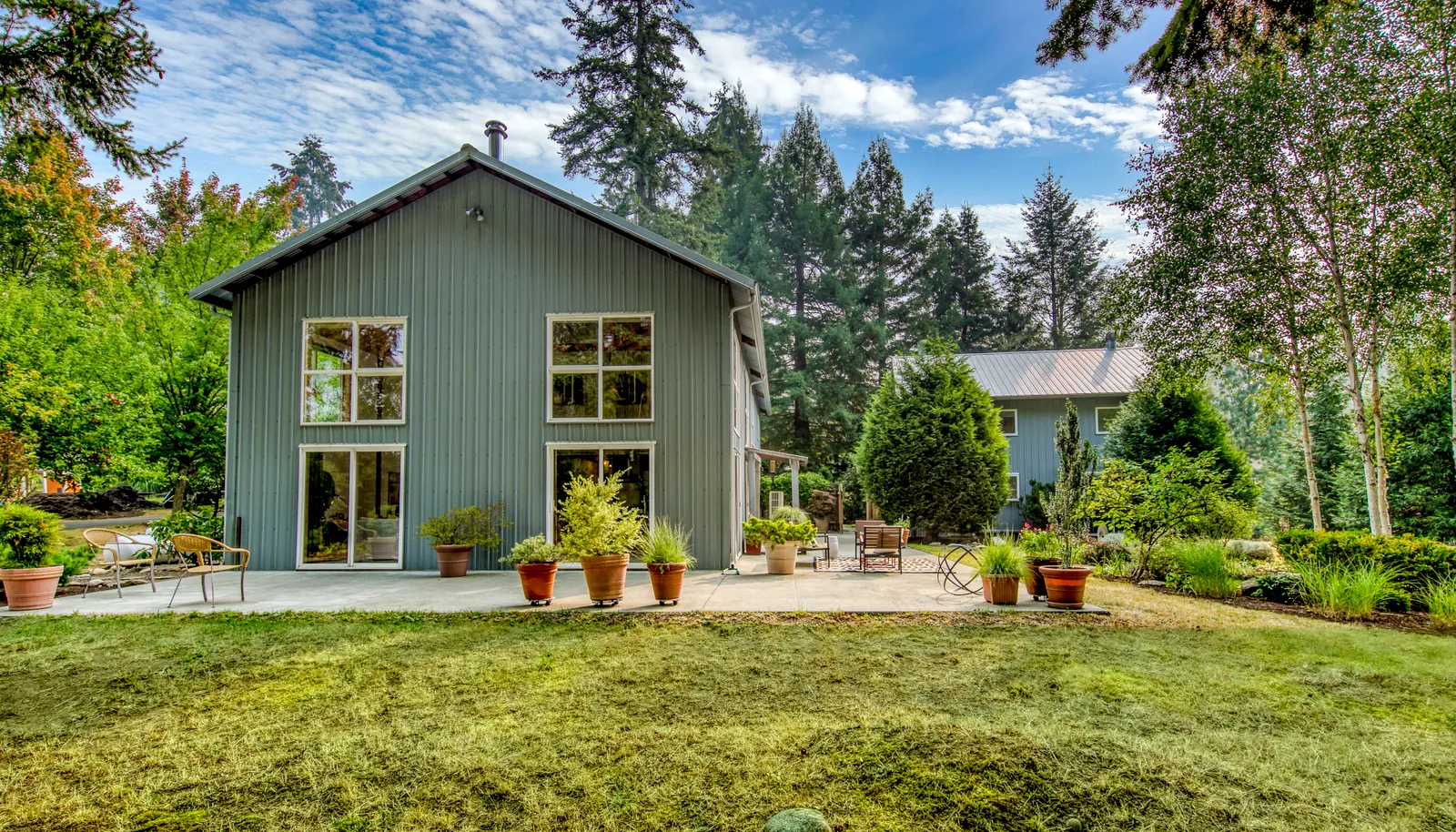 Two homes on one lot with incredible privacy and space for being in-town and so close to everything!