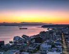 The penthouse offers sweeping unobstructed views of Puget Sound and the Olympic Mountains. The penthouse offers sweeping unobstructed views of Puget Sound and the Olympic Mountains.