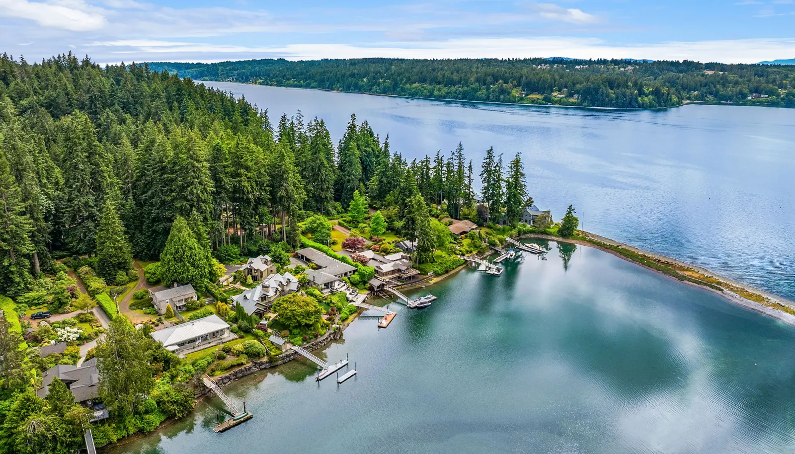 Aerial looking to the south
