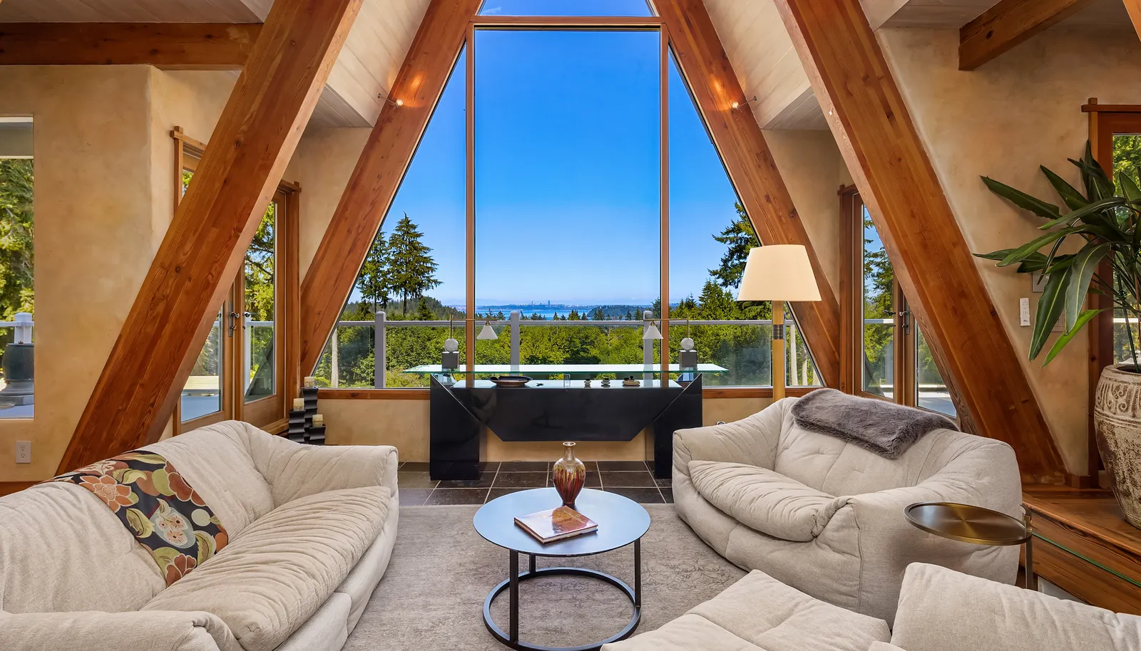 Luxurious interiors with breathtaking views and an open floor plan perfect for entertaining.