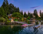 The boat house to the left and the dock in front make life on the water a playground! Kayaking, paddle boarding, sailing and tubing. Summer fun awaits!