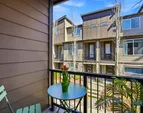 Charming balcony: your own outdoor nook for coffee, conversation, or a breath of fresh air.