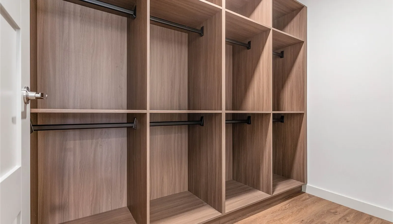 Linen closet & laundry room.