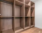 Linen closet & laundry room.