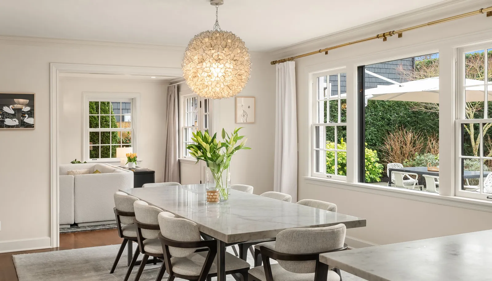 Looking the other way.