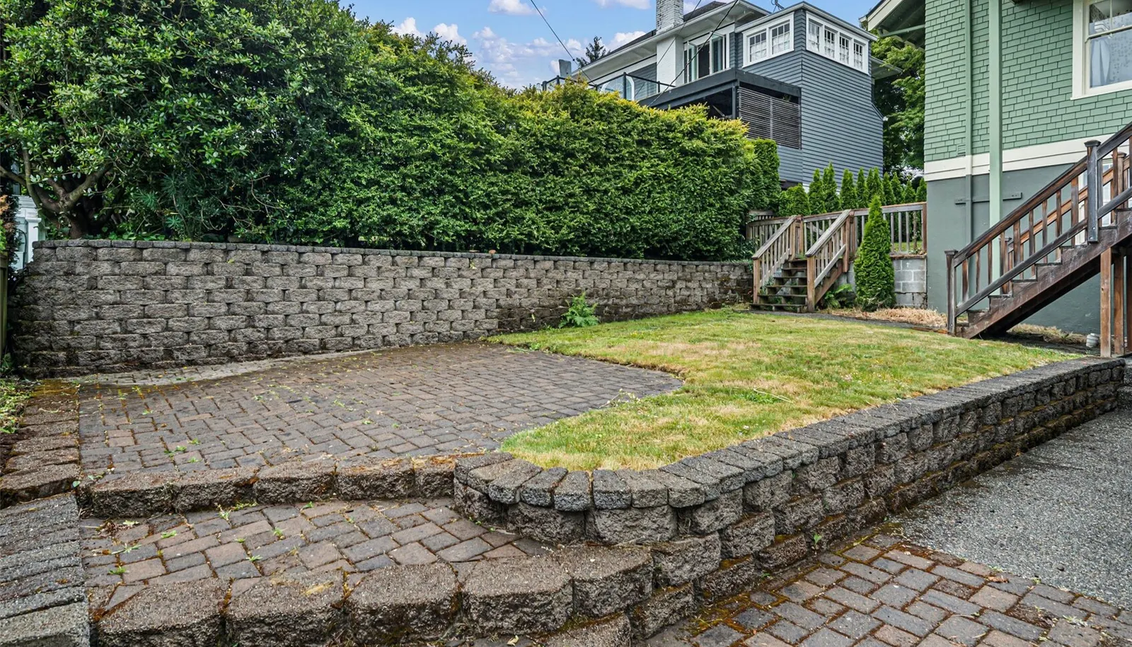 Plenty of backyard foor gardening, play or pets.