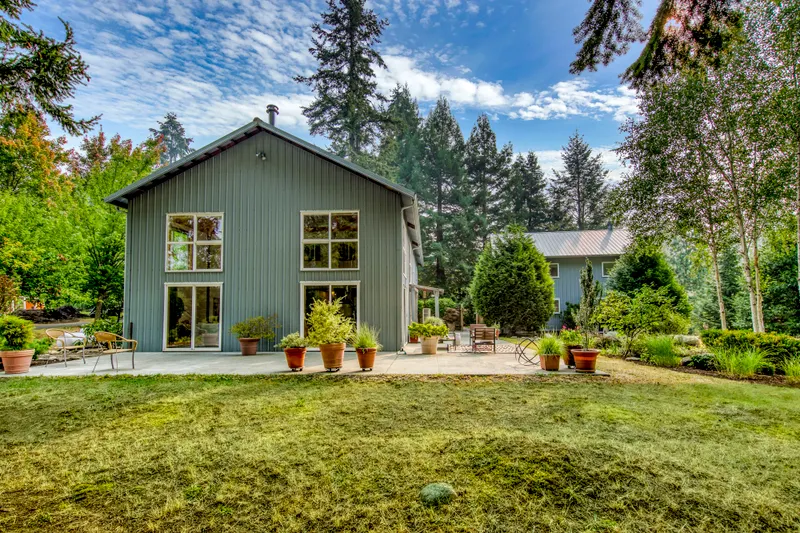 Two homes on one lot with incredible privacy and space for being in-town and so close to everything!