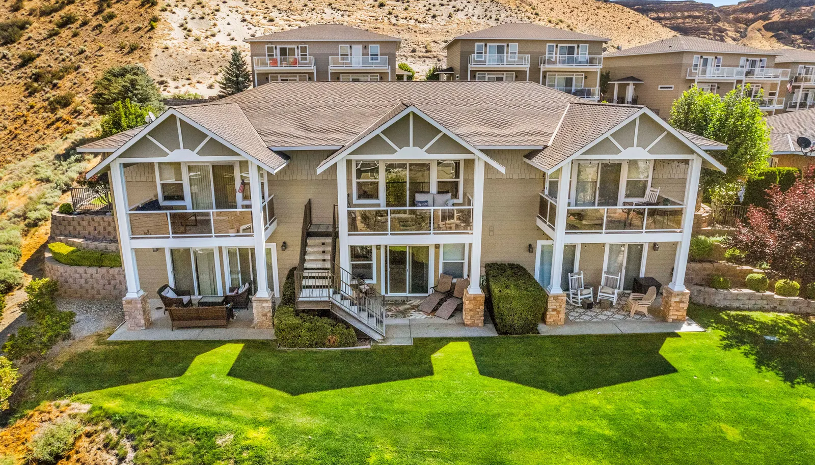 Elegant exterior with manicured landscaping and architectural charm