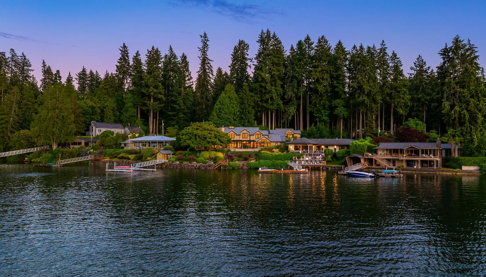 This island enclave is tucked away and opens to some of the the best views of the setting sun
