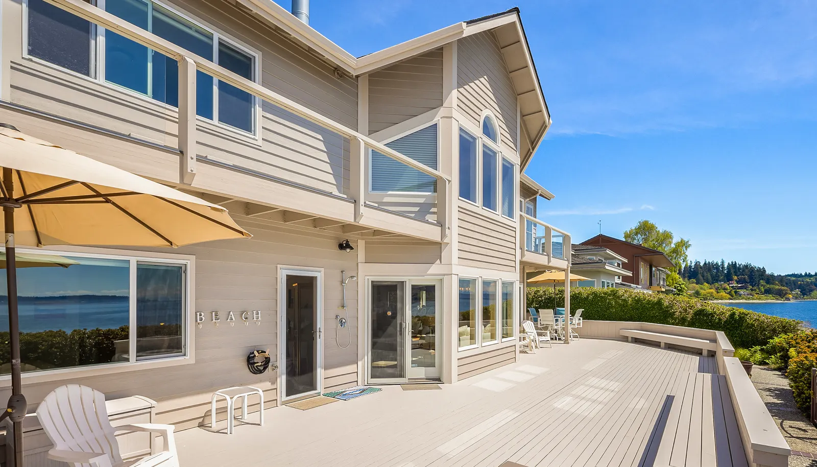 Designed and built for enjoying the beach, views, and salt air breezes. Designed and built for enjoying the beach, views, and salt air breezes.