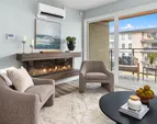 Cozy gas fireplace!