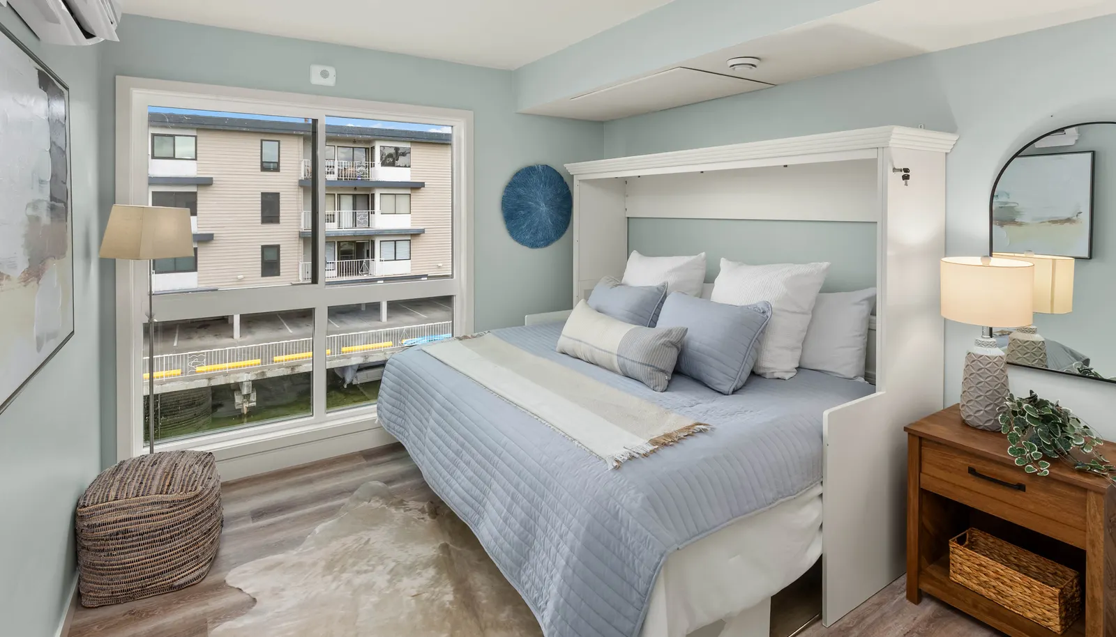 Bright and versatile secondary bedroom, ideal for use as a guest room, home office, or hobby space.