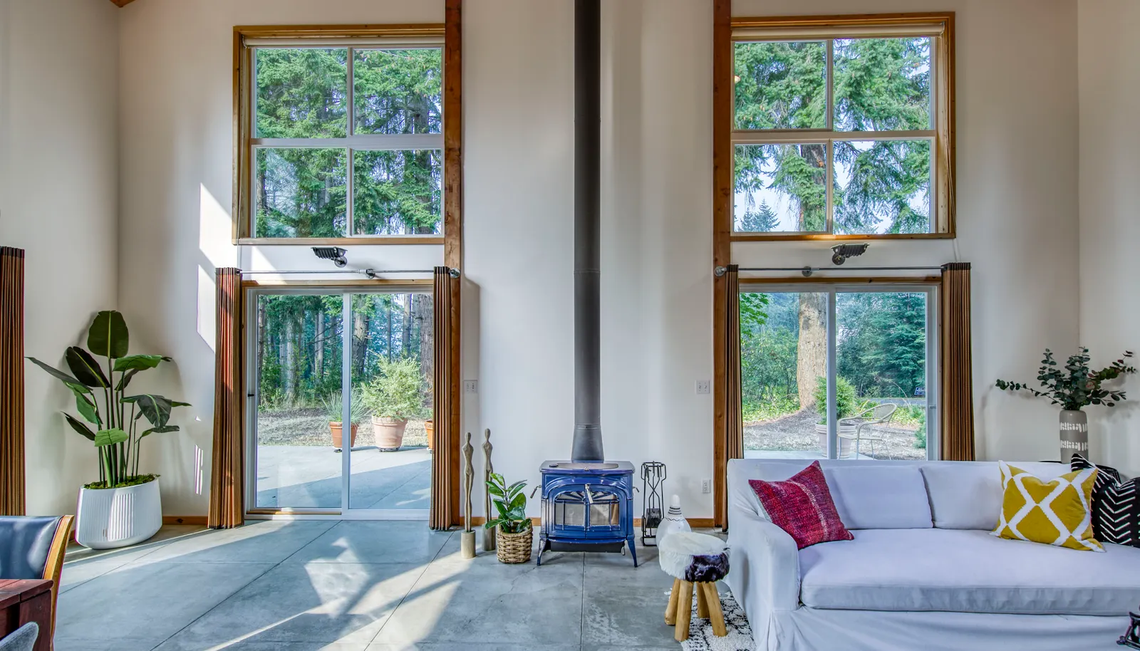 The massive wraparound patio is amazing and accessible through 4 sliders!