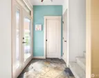 Welcoming entry with natural light and a direct connection into the home.