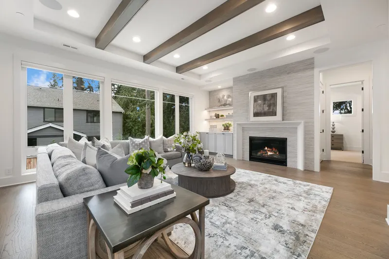 Open and light filled area.