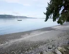 Your beach looking north, toward Illahee and Bainbridge Island.