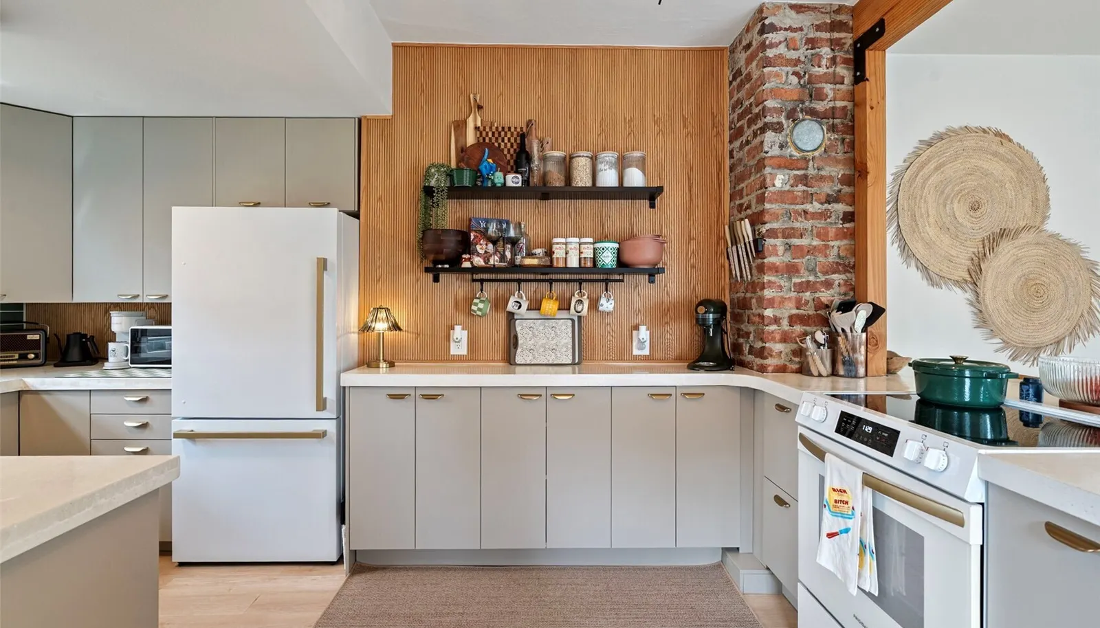 The finish package is warm, inviting, and thoughtfully considered