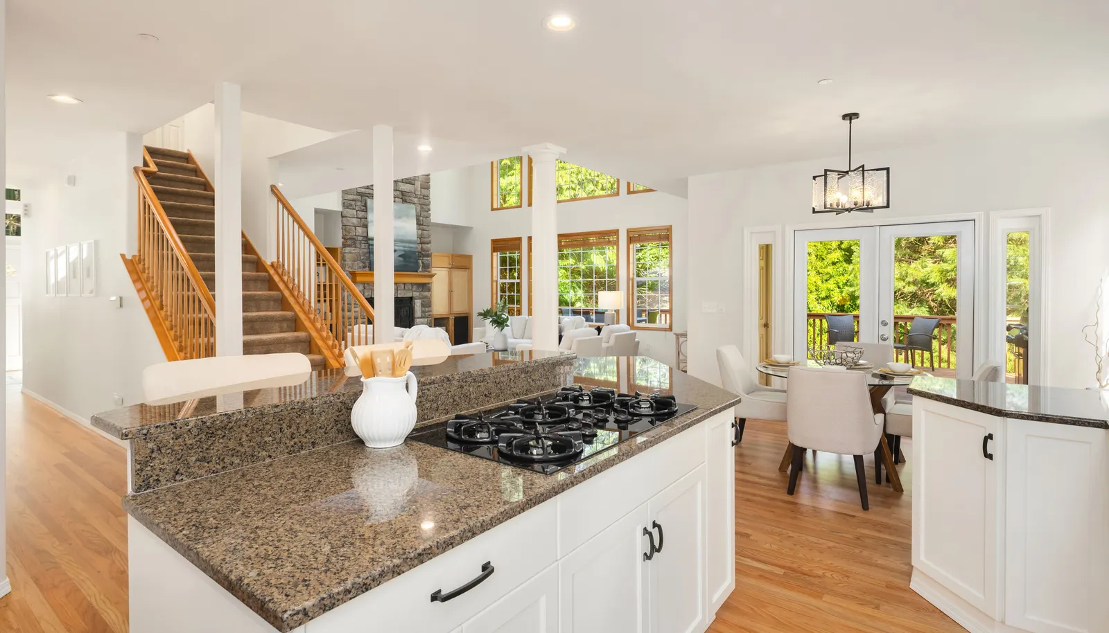 2nd staircase to the upstairs.