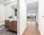 3/4 bathroom attached to third bedroom.