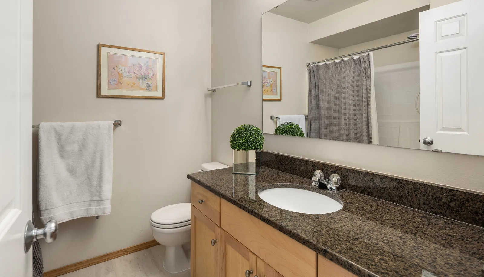 Downstairs bathroom.