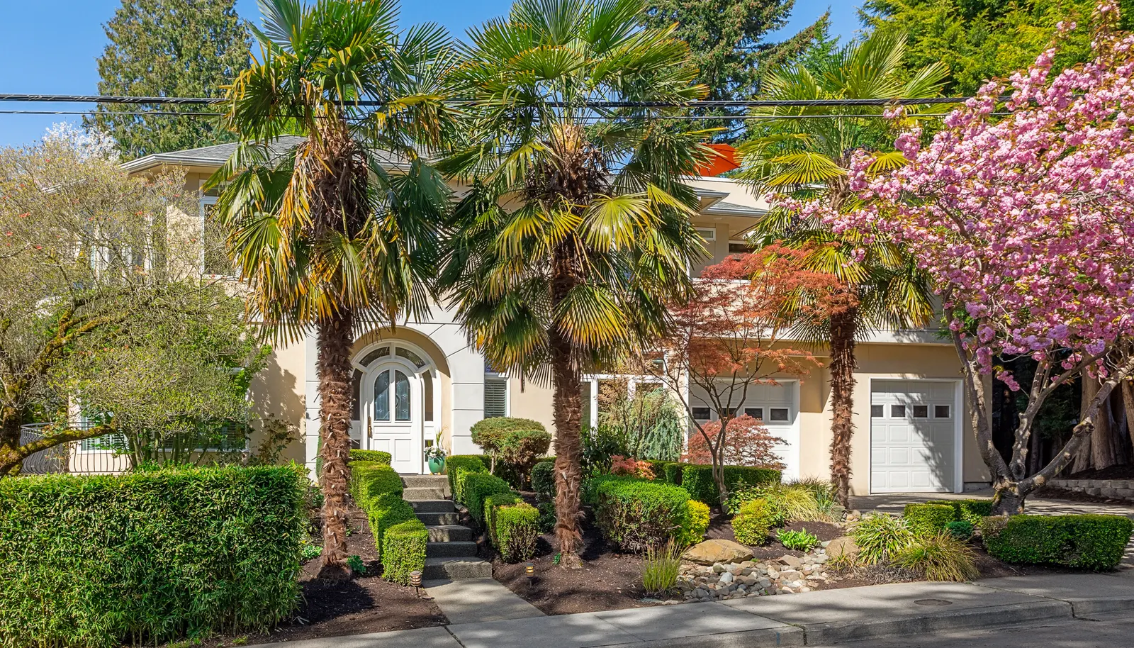 Mediterranean style stucco home Mediterranean style stucco home