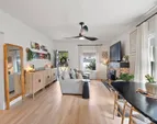 With so many windows this living area is always light and bright