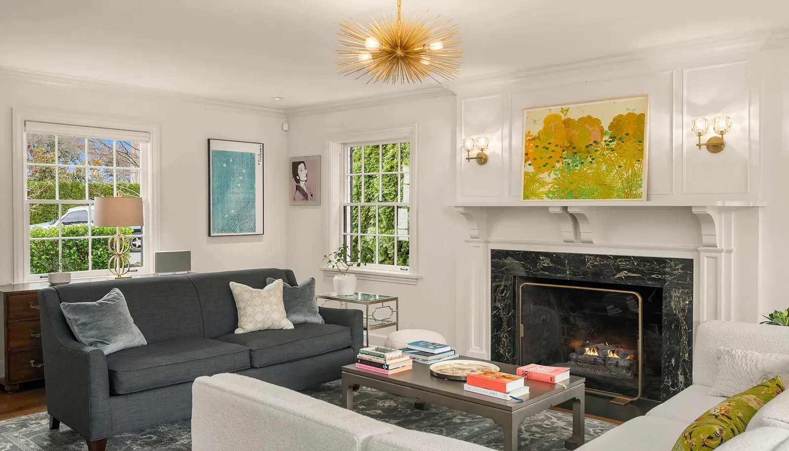 Looking back the other way.