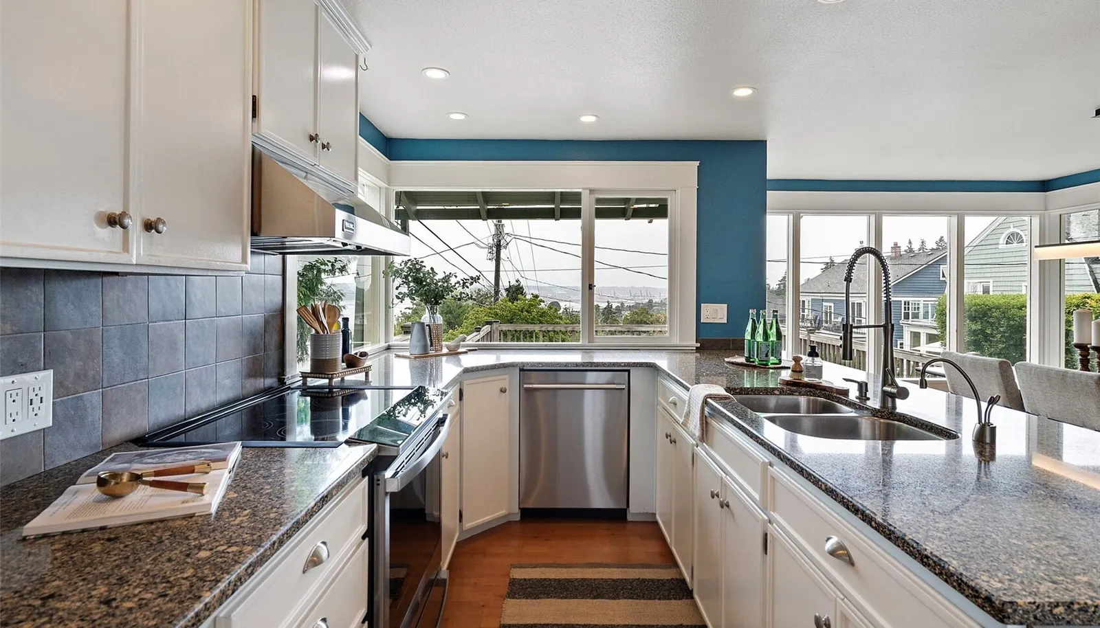 Plenty of cabinetry to keep life organized.