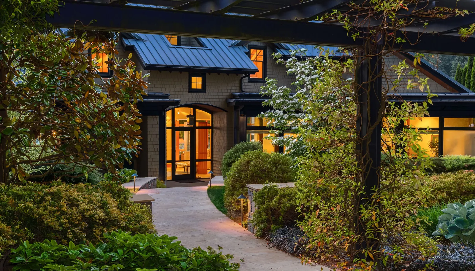 Set on .7+ acres with 110' of pristine, protected shoreline in coveted Fletcher Landing