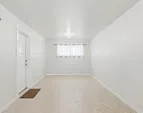 This flexible section of the garage is ideal for a home office, fitness area, studio or workshop.