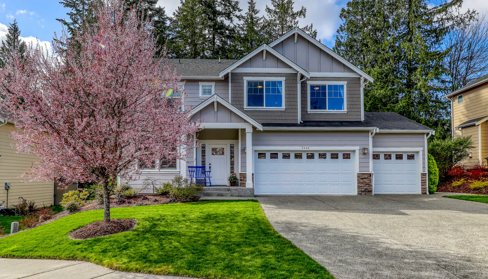 Outstanding and welcoming curb appeal!