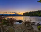 What a place to take in the sunset overlooking the Olympic Mountains. Heaven
