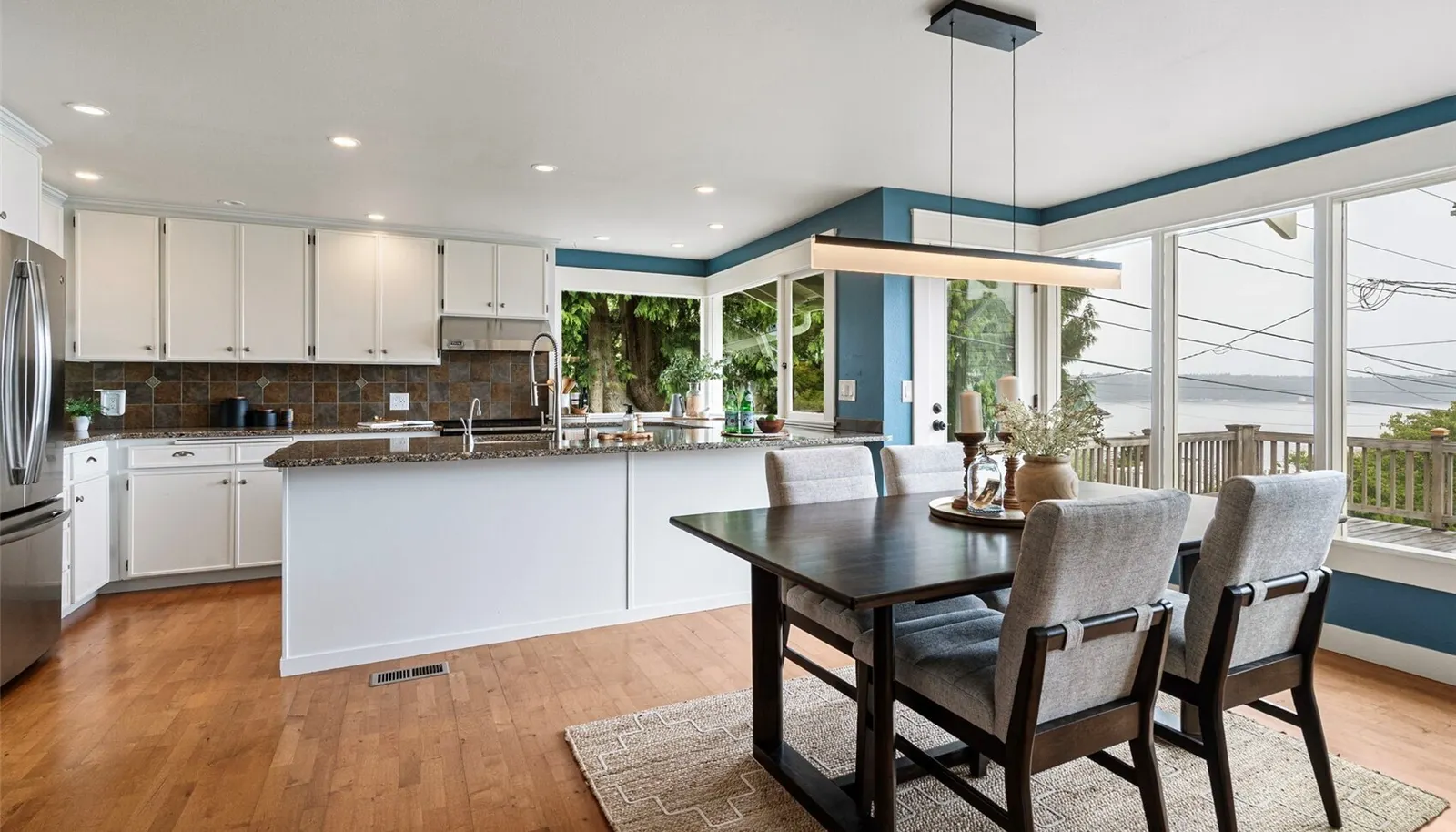 On the view side of the home you'll enjoy this bright and spacious kitchen.