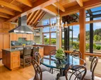 The chefs kitchen with eat-in breakfast area