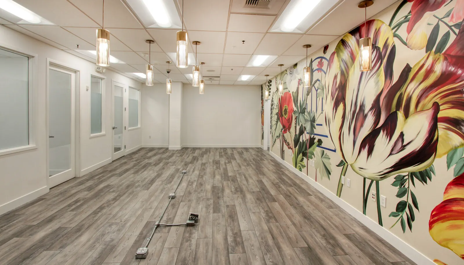 Open office area