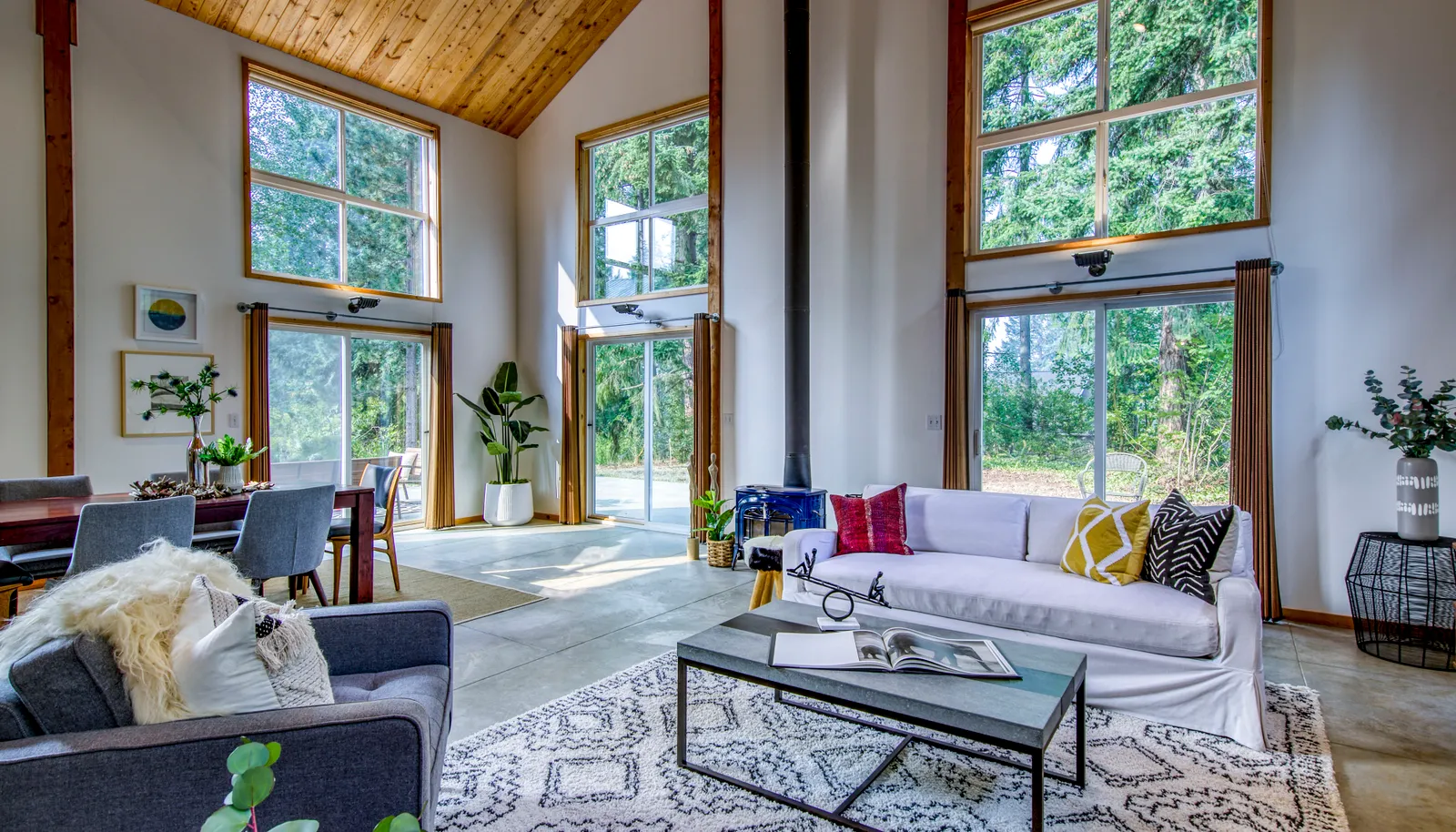 Luxurious interiors filled with natural light.